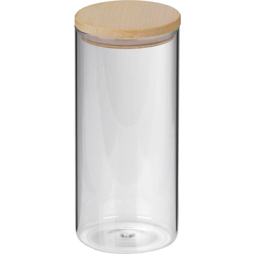 KELA 木蓋玻璃密封罐(1.5L)