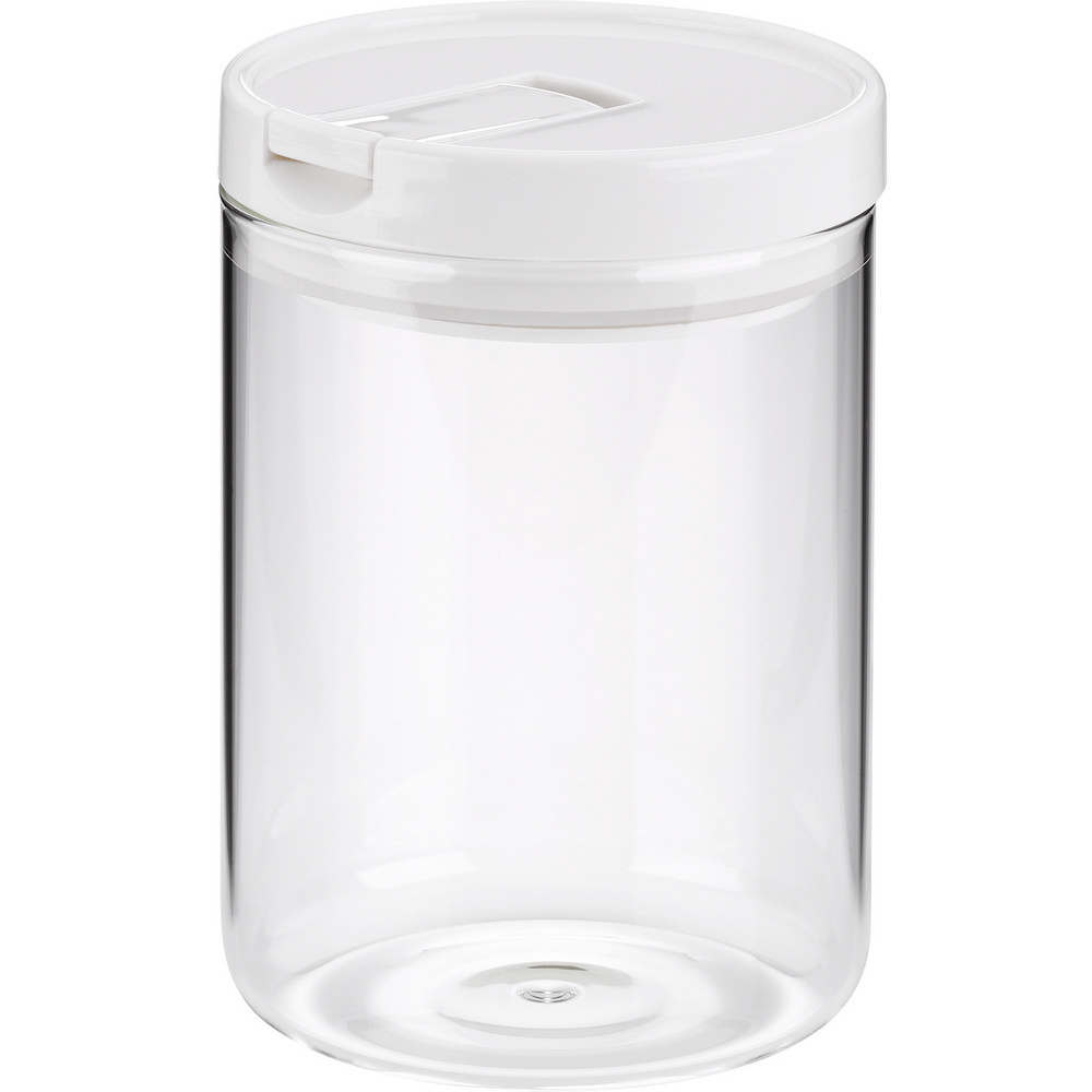 KELA 壓扣式玻璃密封罐(白900ml)