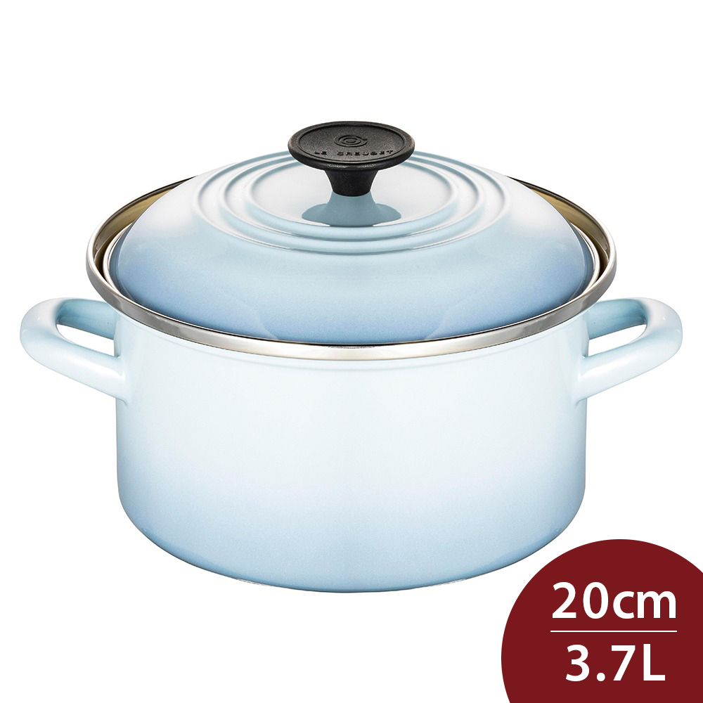 Le Creuset 琺瑯便利湯鍋 海岸藍 20cm