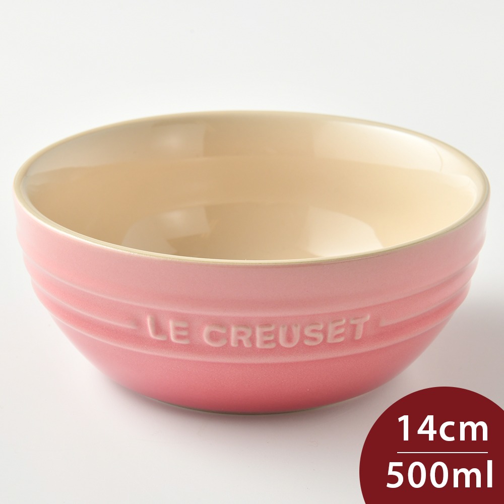 Le Creuset 韓式湯碗 薔薇粉