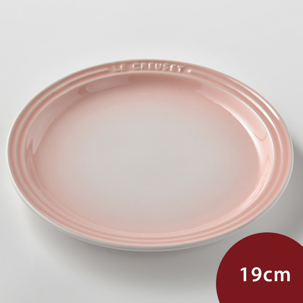 Le Creuset 陶瓷餐盤 19cm 貝殼粉