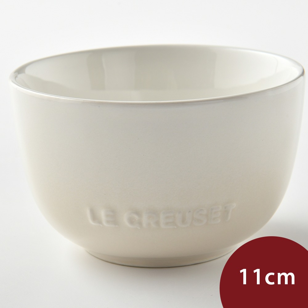 Le Creuset 花蕾系列 餐碗 11cm 蛋白霜