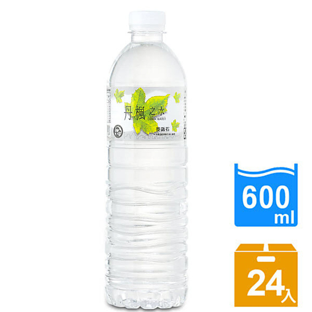 DRINK WATER丹楓之水 麥飯石礦泉水600ml(24瓶/箱)