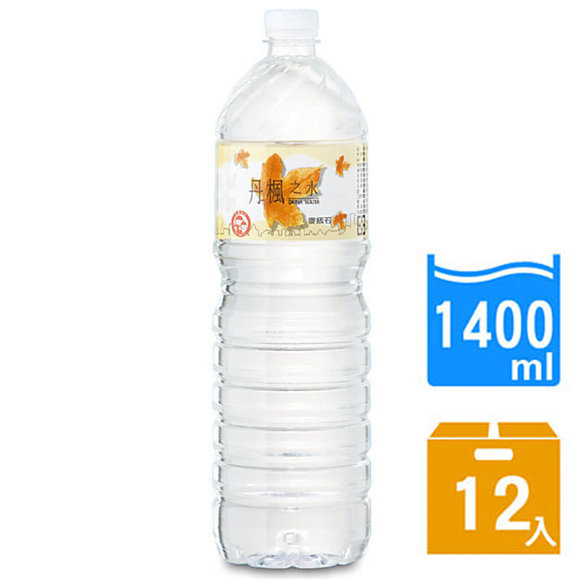 DRINK WATER丹楓之水 麥飯石礦泉水1400ml(12瓶/箱)