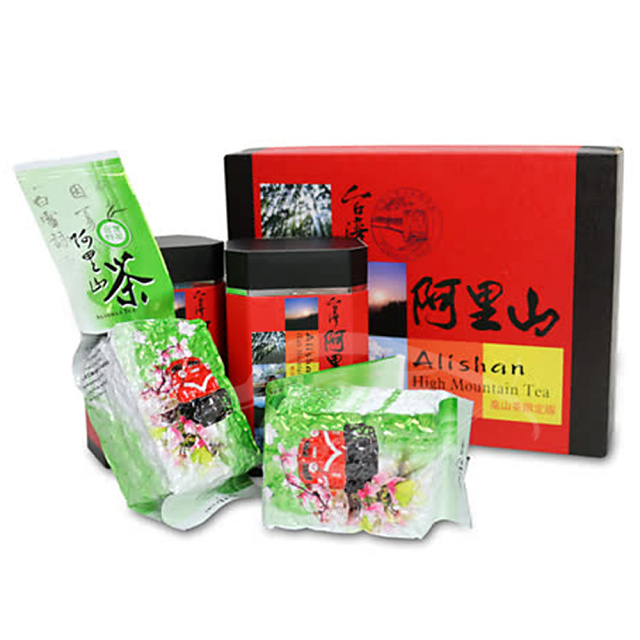 臺灣茗茶 阿里山高山茶2入禮盒(附提袋)