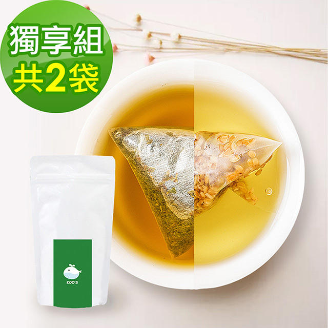 KOOS-韃靼黃金蕎麥茶+清韻金萱烏龍茶-獨享組各1袋(10包入)