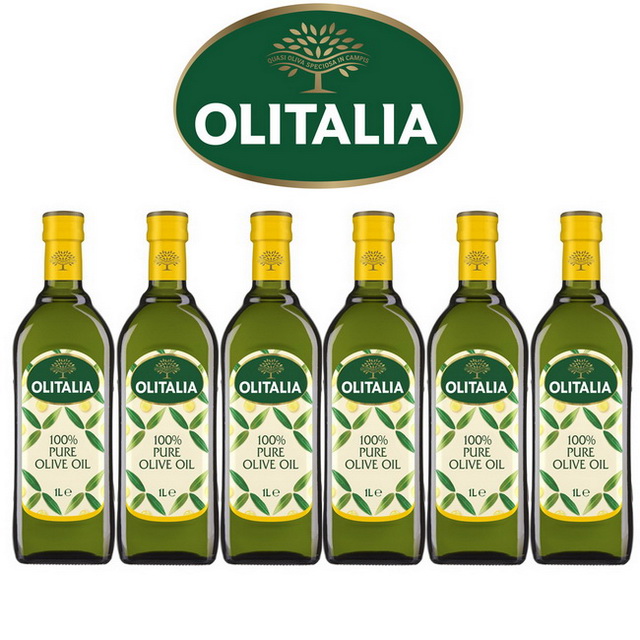 Olitalia奧利塔超值純橄欖油禮盒組(1000ml x 6瓶)