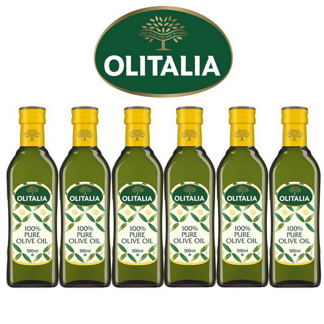 Olitalia奧利塔超值純橄欖油禮盒組(500ml x 6瓶)