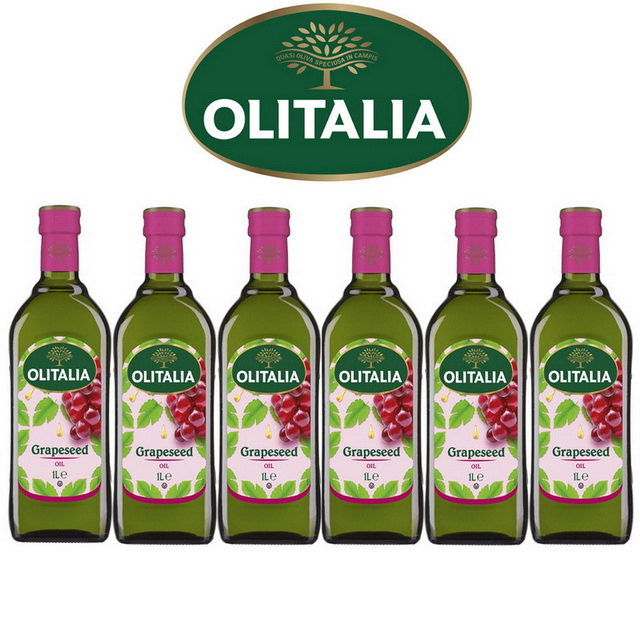 Olitalia奧利塔葡萄籽油禮盒組(1000ml x 6瓶)