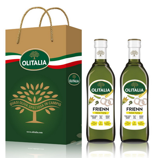 Olitalia奧利塔高溫專用葵花油禮盒組(750mlx2瓶)