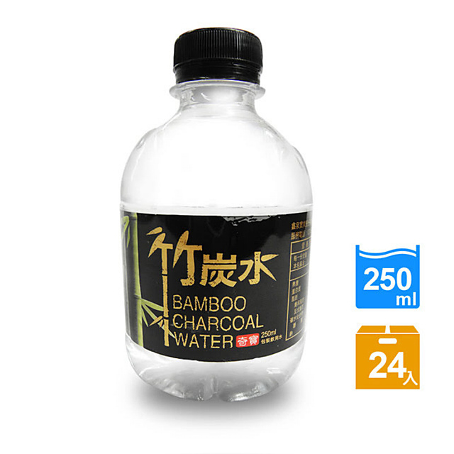 奇寶 竹炭水250ml(24瓶/箱)