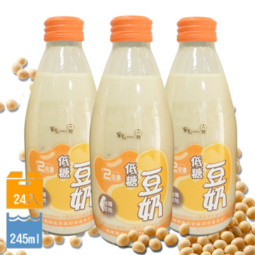 羅東農會 2倍濃低糖台灣豆奶(24瓶/箱)