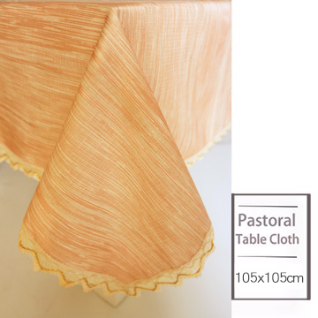 《吉斯》蕾絲方桌巾(105x105cm)(橘)