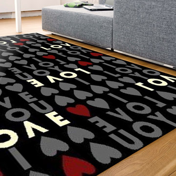 范登伯格 紐約客 都會時尚地毯-LOVE-160x225cm