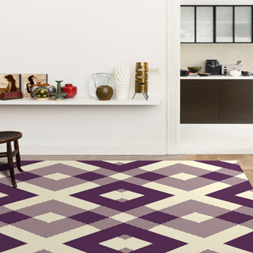 范登伯格 艾爾法★都會時尚進口地毯-交錯紫160x230cm