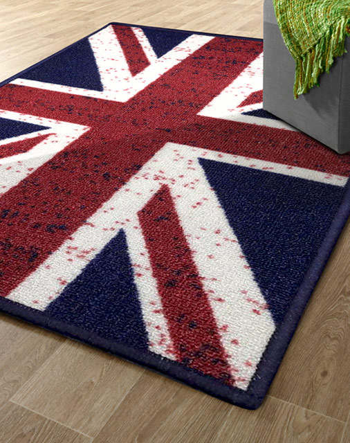 范登伯格 旗威 英國國旗★流行元素進口地毯-100x140cm