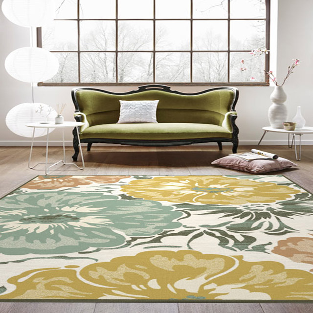 范登伯格 法拉立體層次分明進口絲質地毯-花印160x230cm