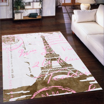 Iris 超細纖維長毛地毯- 浪漫花都 150x220cm