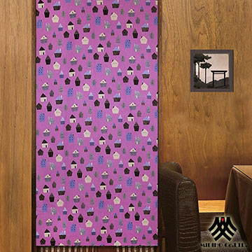 《M.B.H─一堆房子》開運風水簾(紫)