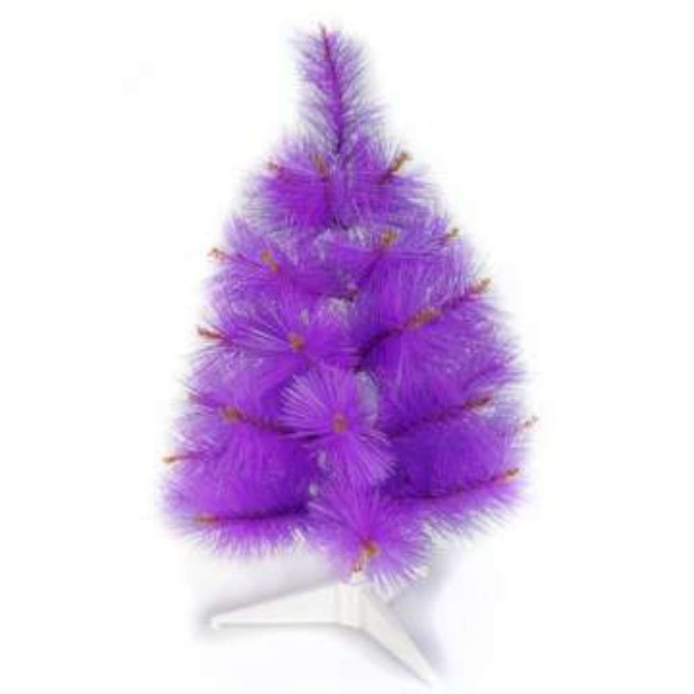 【摩達客】台灣製2尺/2呎(60cm)特級紫色松針葉聖誕樹裸樹 (不含飾品)(不含燈)
