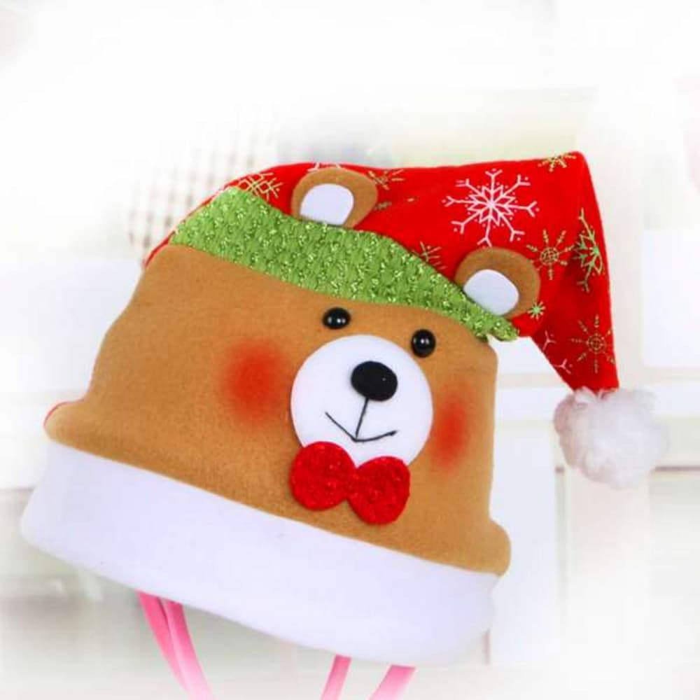 【摩達客】耶誕派對-可愛熊聖誕帽