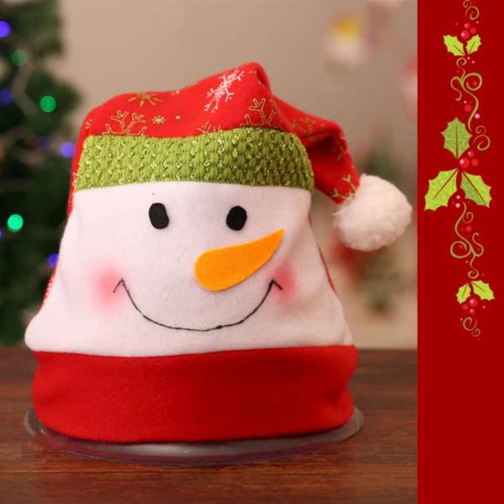 【摩達客】耶誕派對-可愛雪人雪花帽