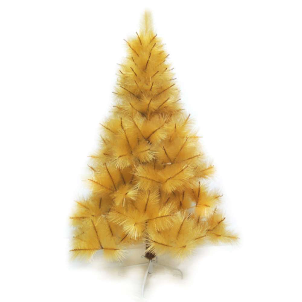 【摩達客】台灣製3尺/3呎(90cm)特級金色松針葉聖誕樹裸樹 (不含飾品)(不含燈)