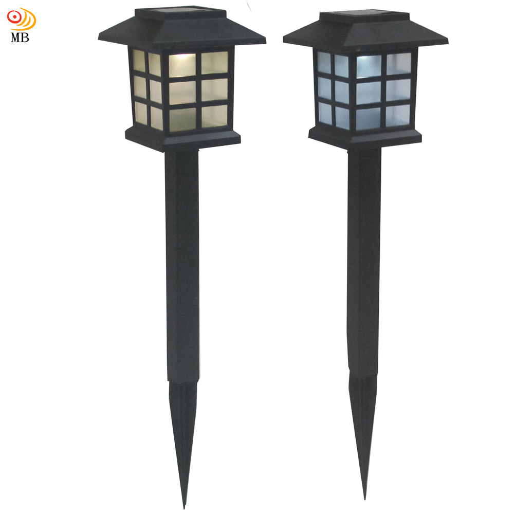 月陽日式太陽能自動光控LED庭園燈草坪燈插地燈超值2入(JP50252)