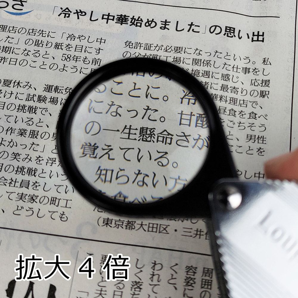 【日本I.L.K.】4x/36mm 日本製攜帶型放大鏡 #7950