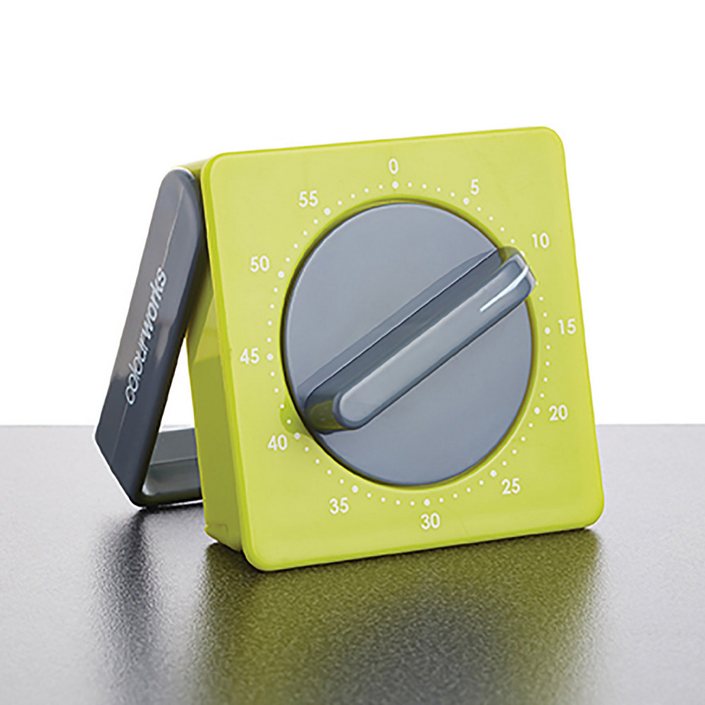 KitchenCraft 磁吸方型發條計時器