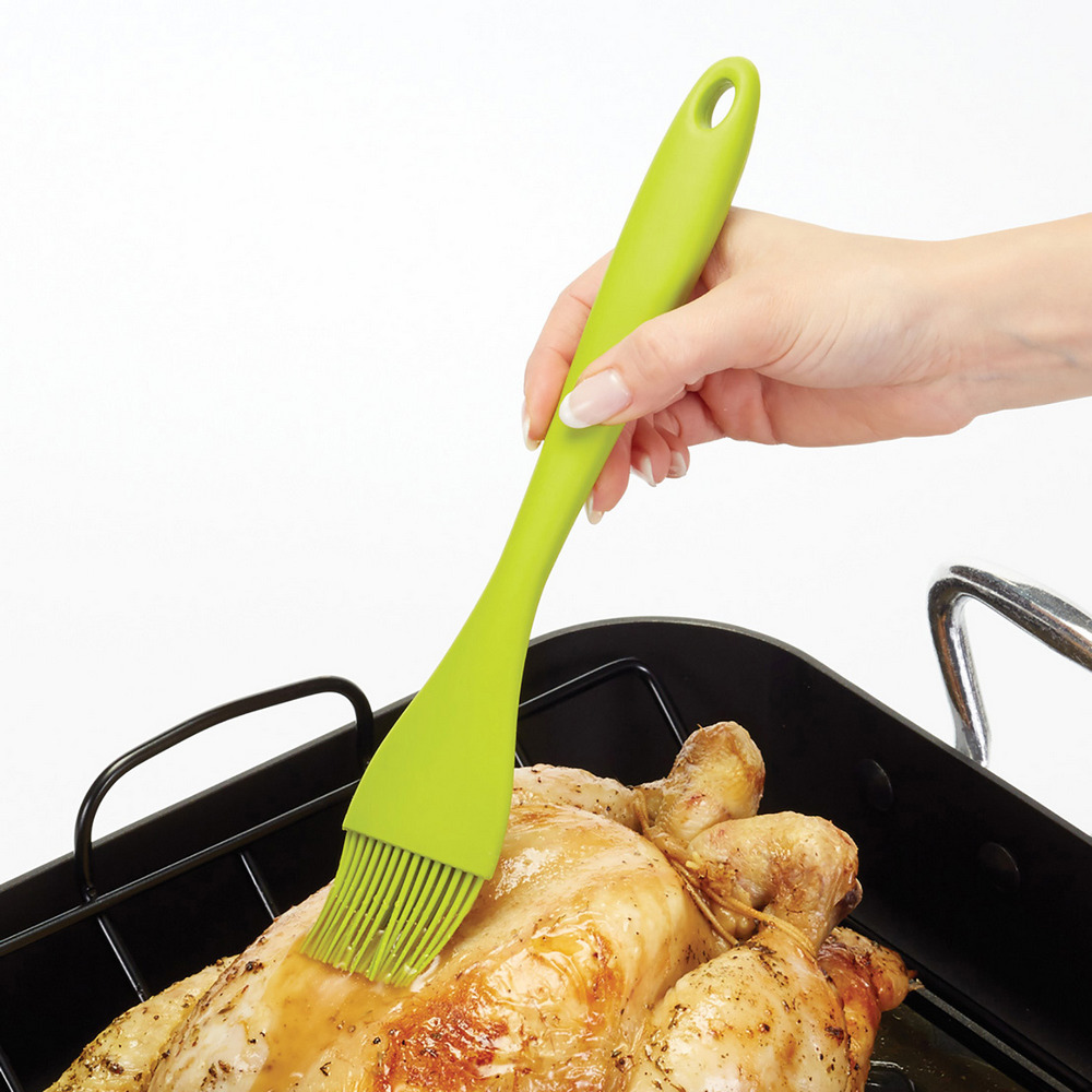 KitchenCraft 矽膠醬料刷(綠26cm)
