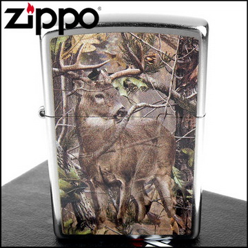 【ZIPPO】美系~REALTREE APG-狩獵迷彩鹿圖案設計打火機