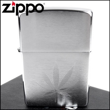 【ZIPPO】美系~Leaf Design-大麻葉圖案自動雕刻打火機