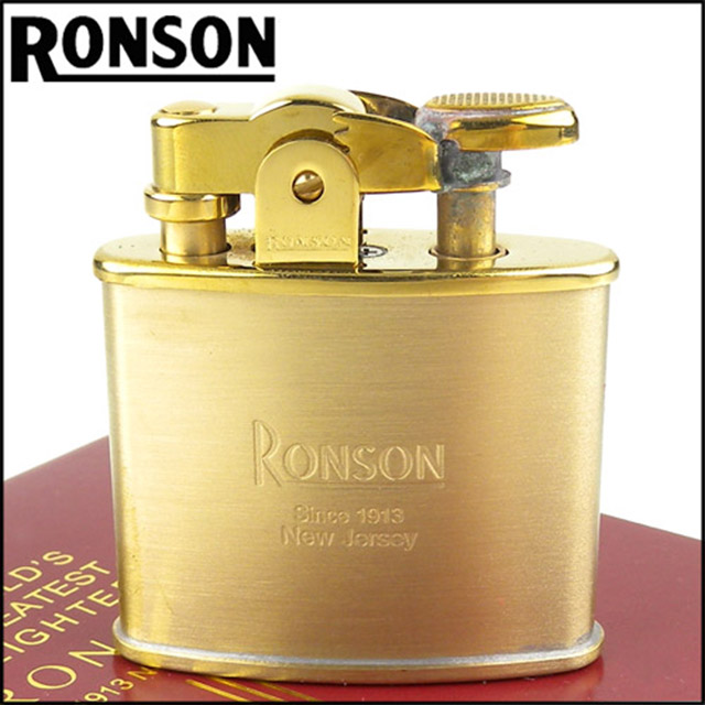 【RONSON】Standard系列-燃油打火機(黃銅款)