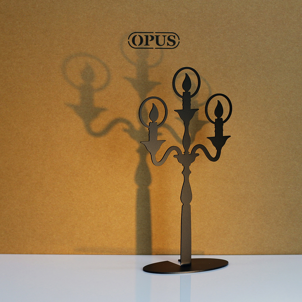 【OPUS東齊金工】歐式鐵藝飾品架-希望之光 展示架收納架首飾燭光項鍊耳環掛架 PI-li06B