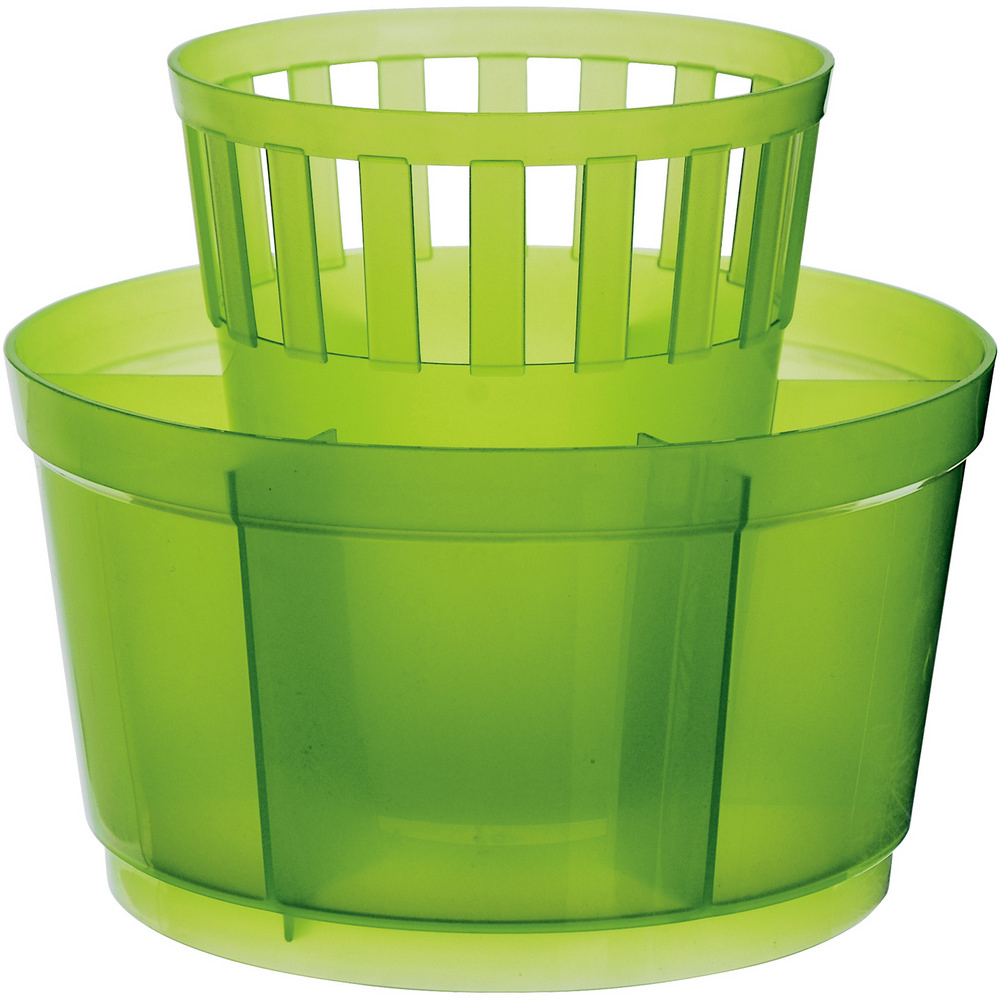 EXCELSA 七格餐具瀝水筒(綠)