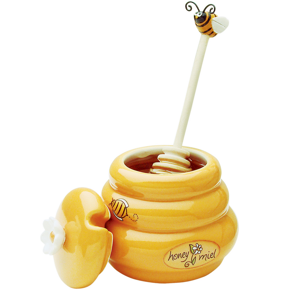 JOIE 小蜜蜂匙+蜂蜜罐