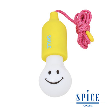 【日本 SPICE】SMILE LAMP 黃色 微笑先生 LED 燈泡 吊燈