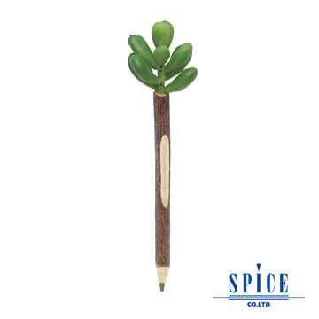 【日本 SPICE 】天然獨特 A仙人掌 造型圓珠筆