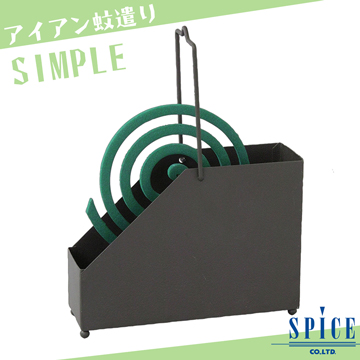 【日本 SPICE】日系 SIMPLE 造型蚊香盒 / 露營 登山 防蚊
