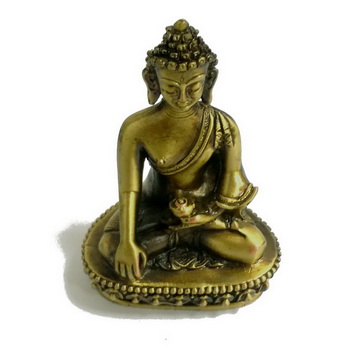 釋迦牟尼佛 5.6公分 小佛像/法像-古銅色