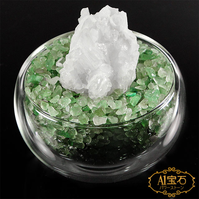 【A1寶石】日本頂級天然白水晶/橄欖石聚寶盆-招財轉運居家風水必備(含開光加持)