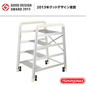 【長谷川Hasegawa設計好梯】Camber DE-4S 設計傢俱梯 銀色-4階(79cm)