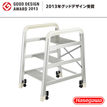 【長谷川Hasegawa設計好梯】Camber DE-3S 設計傢俱梯 銀色-3階(59cm)
