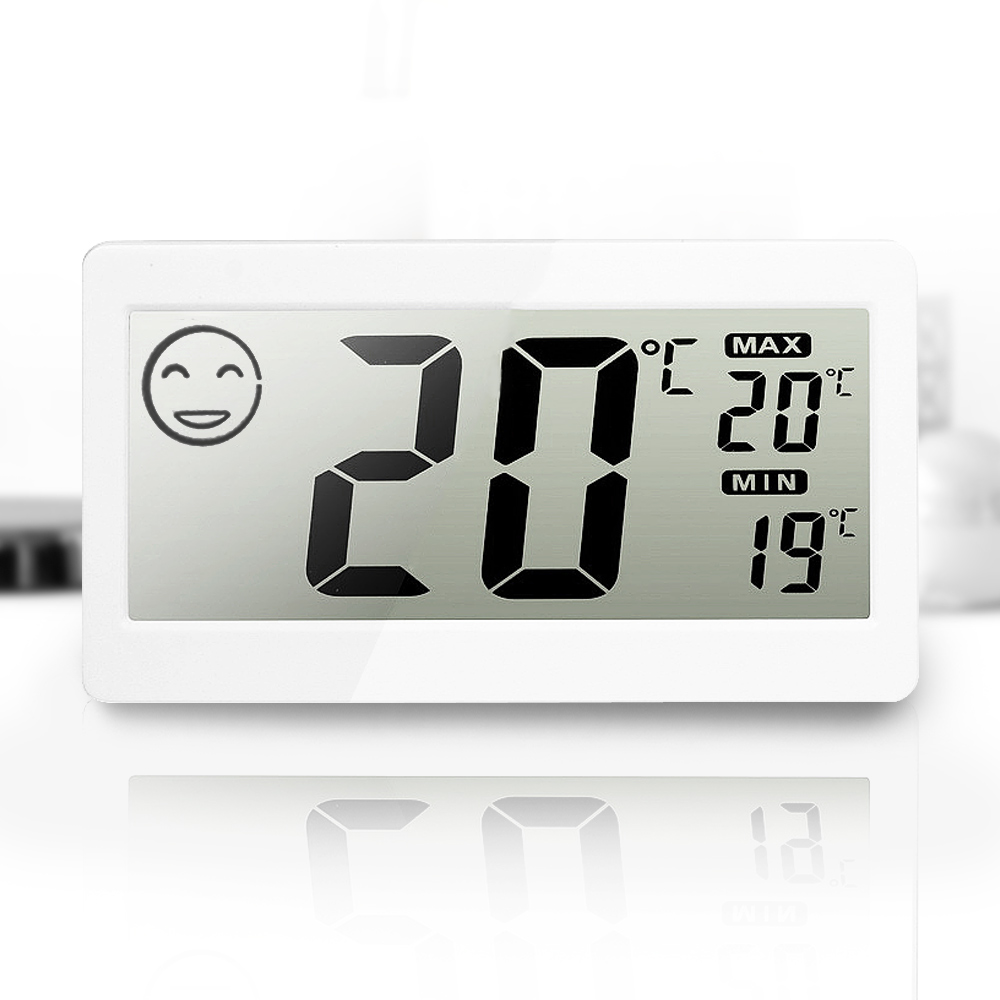 Beroso 倍麗森 日式簡約超大螢幕溫濕度計-BE-D00002