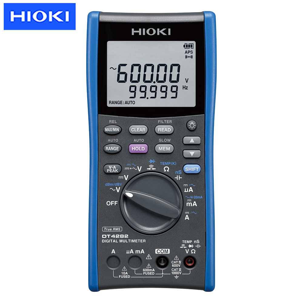【HIOKI】掌上型數位三用電表(高精度型)–DT4282