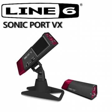 『LINE 6 SONIC PORT VX』行動錄音介面/含電容麥克風/蘋果ipad/iphone/ipod專用可當綜合效果器/錄音