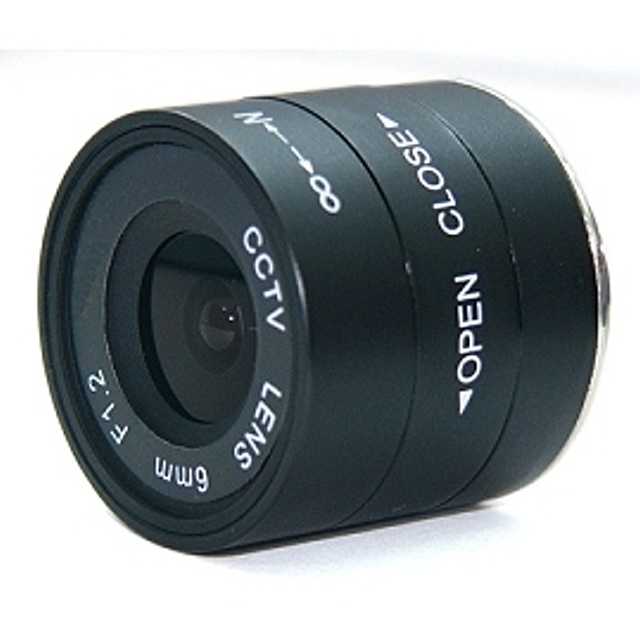 監視器鏡頭 監控鏡頭 監控攝影機 手動光圈 6mm鏡頭