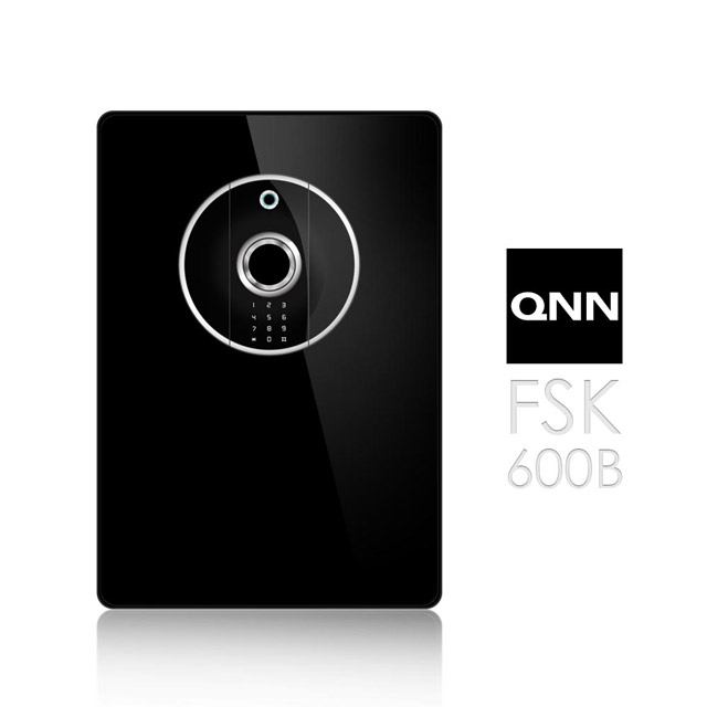 巧能 QNN 熱感應觸控指紋/密碼/鑰匙智能數位電子保險箱/櫃(FSK-600B)