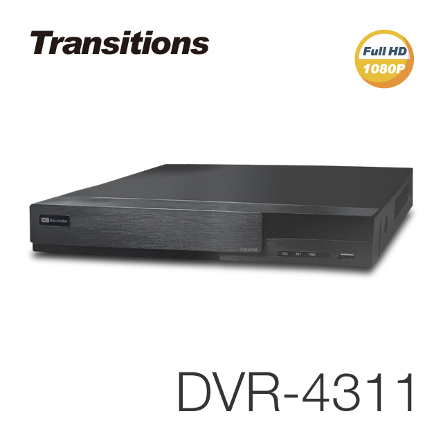 全視線 DVR-4311 4路 H.264 1080P HDMI 台灣製造 混合式監視監控錄影主機